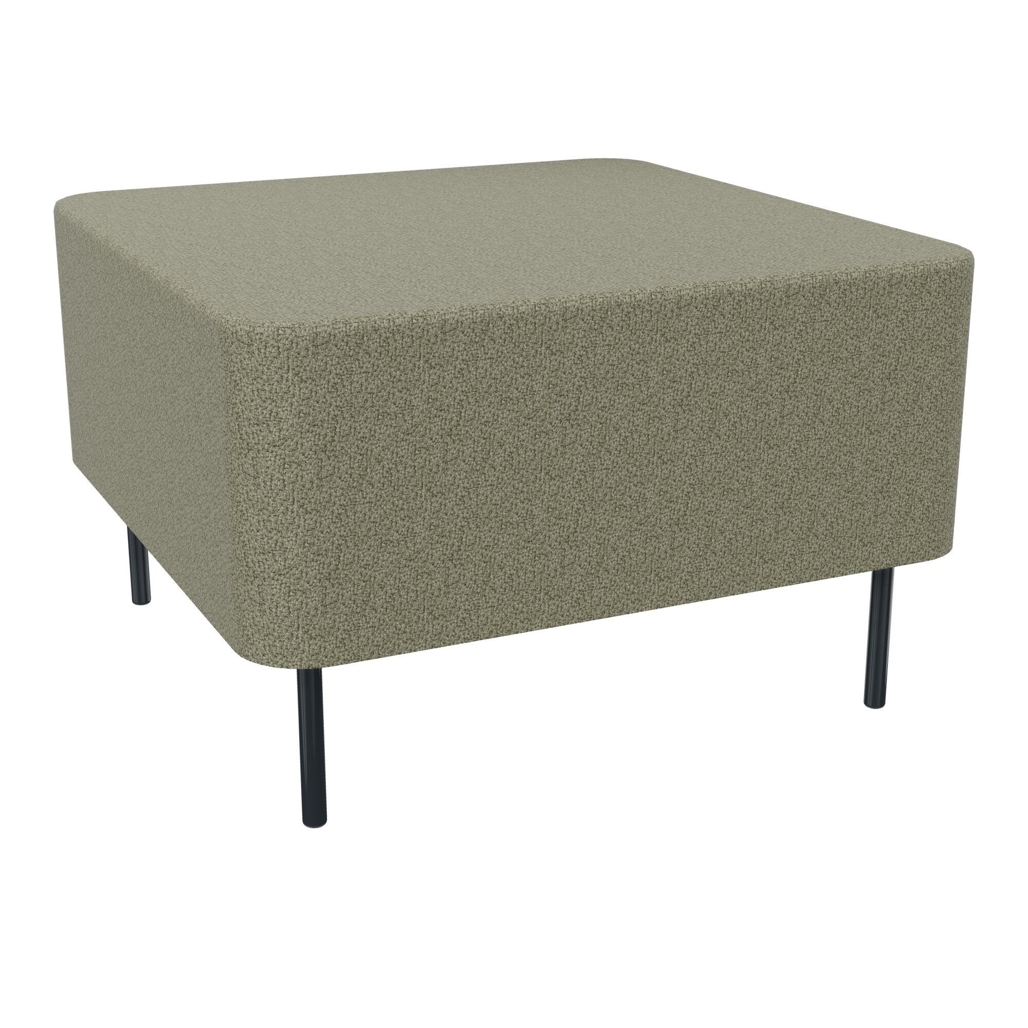 Assise Zélie L.67 x H.43 cm tissu Step Mélangé beige chiné