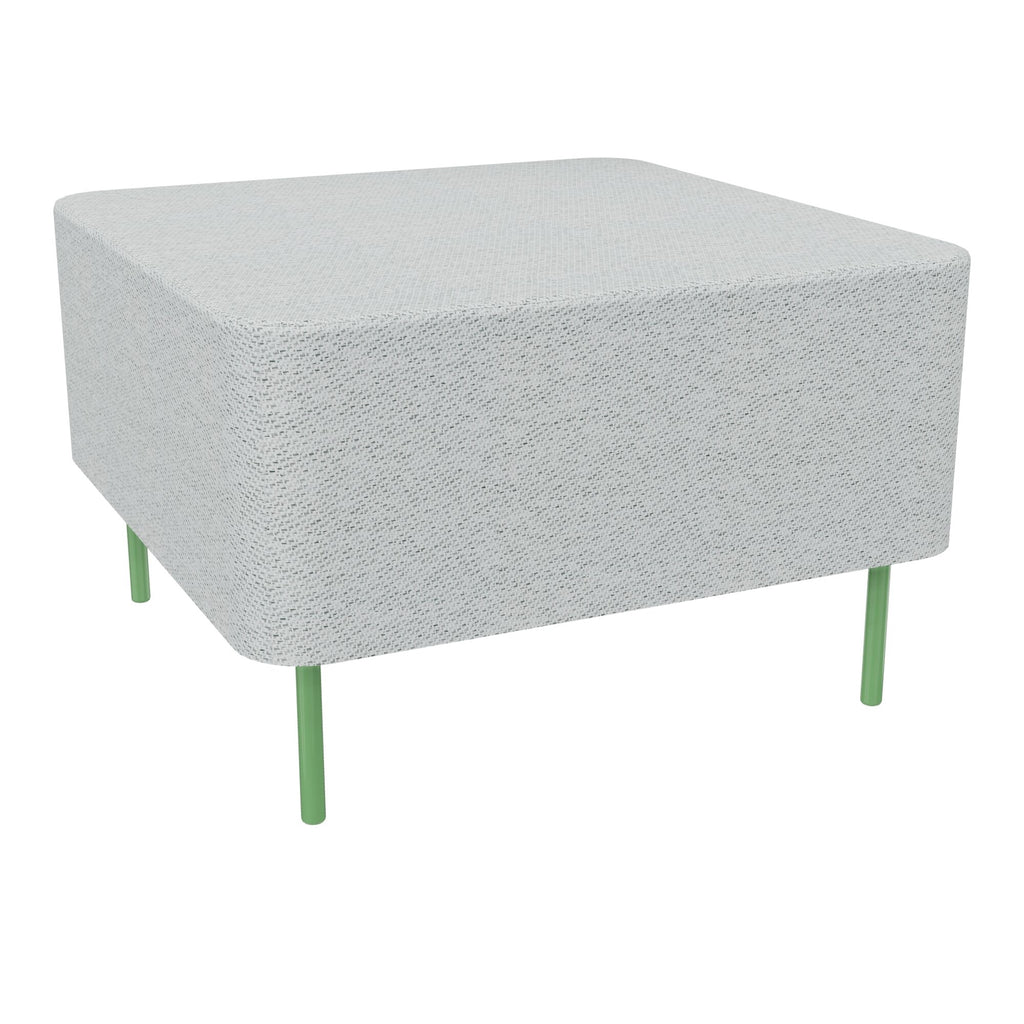 Assise Zélie L.67 x H.43 cm tissu Chili gris clair chiné