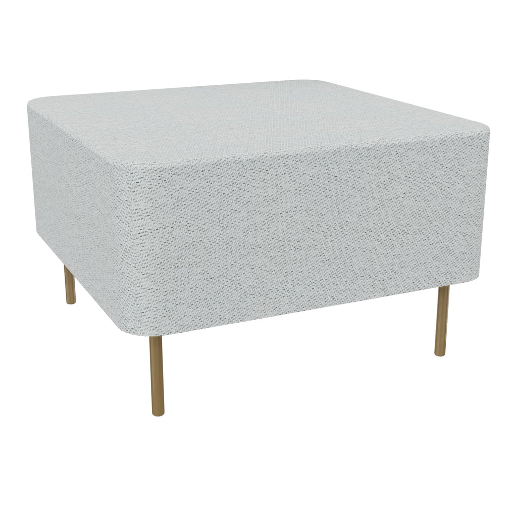 Assise Zélie L.67 x H.43 cm tissu Chili gris clair chiné