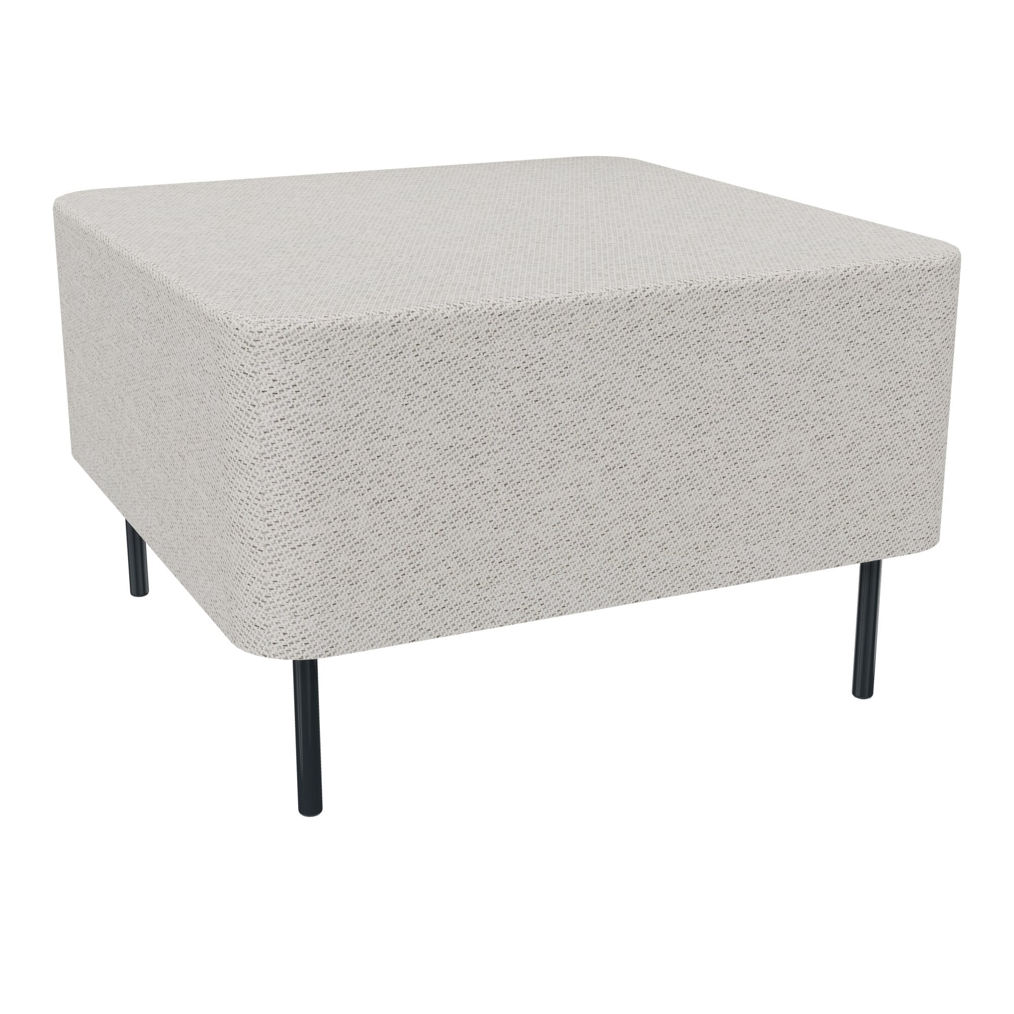 Assise Zélie L.67 x H.43 cm tissu Chili Beige chiné