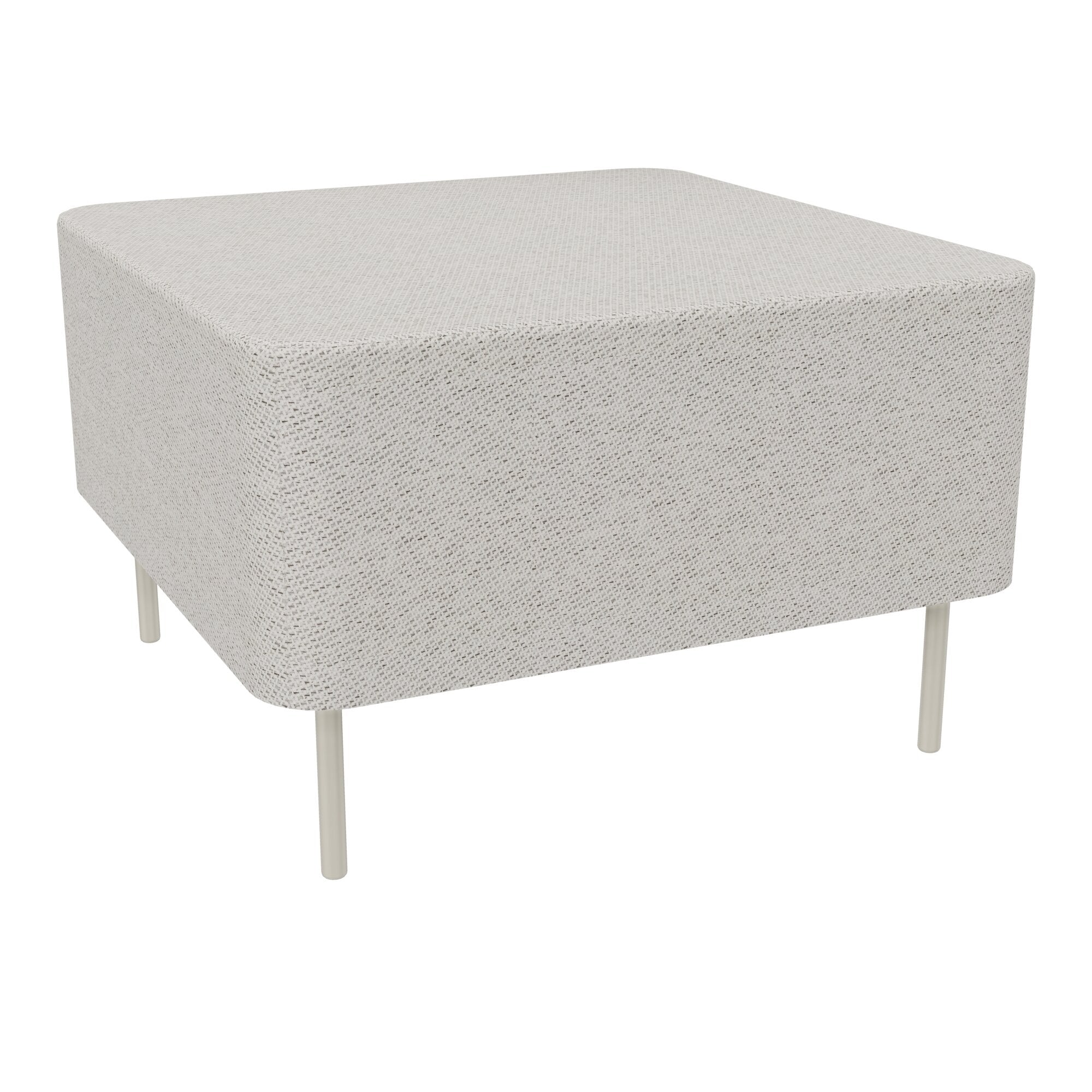 Assise Zélie L.67 x H.43 cm tissu Chili Beige chiné