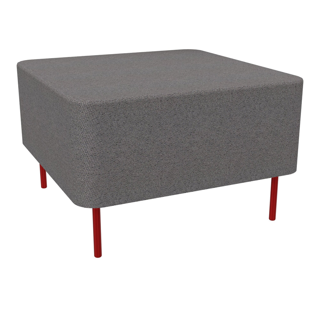 Assise Zélie L.67 x H.43 cm tissu Chili Chocolat chiné