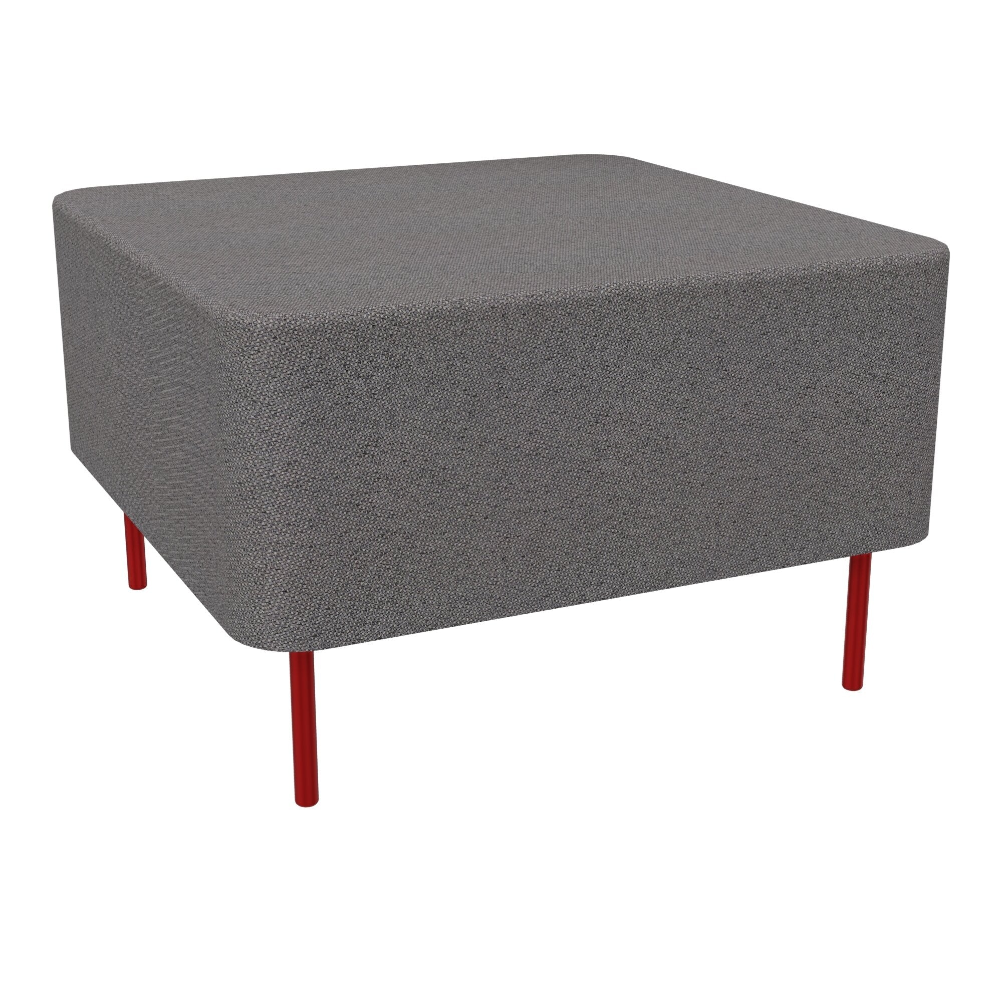 Assise Zélie L.67 x H.43 cm tissu Chili Chocolat chiné