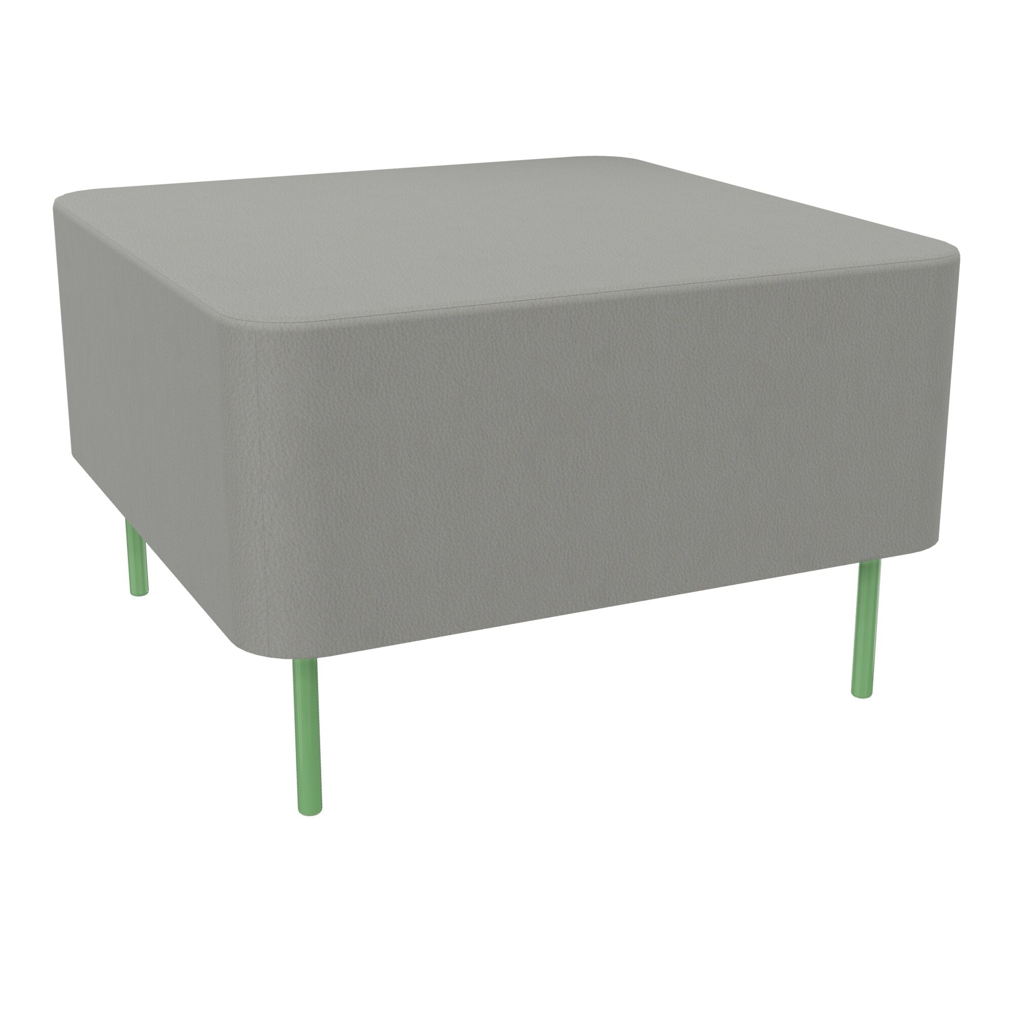 Assise Zélie L.67 x H.43 cm tissu Secret gris perle