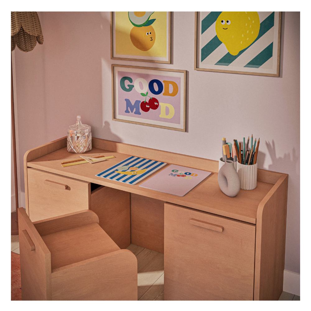 Affiches fruits multicolores x3 - Frutti