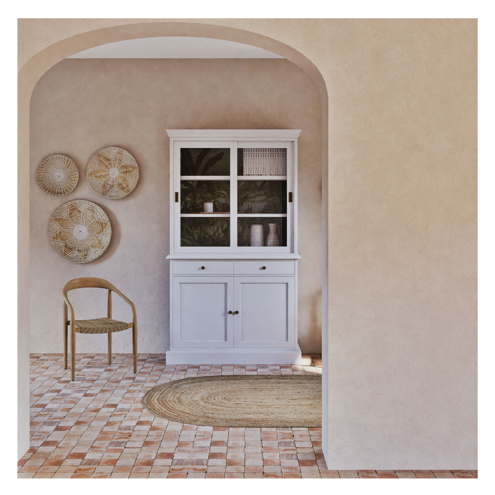 Lot de 3 déco murales en jonc de mer