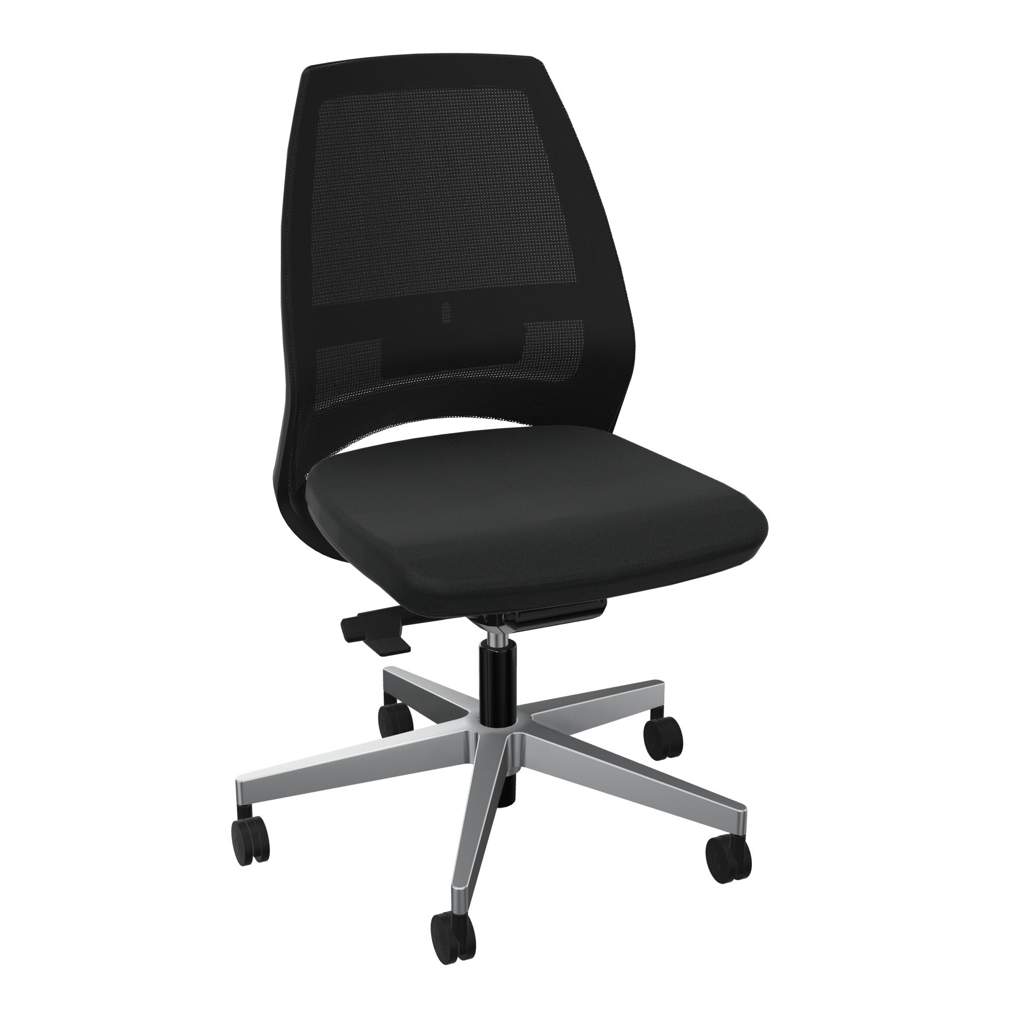 Siège Elliot piétement métal roulettes - Tissu Bondaï