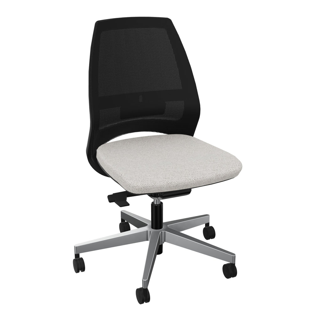 Siège Elliot piétement métal roulettes - Tissu Chili