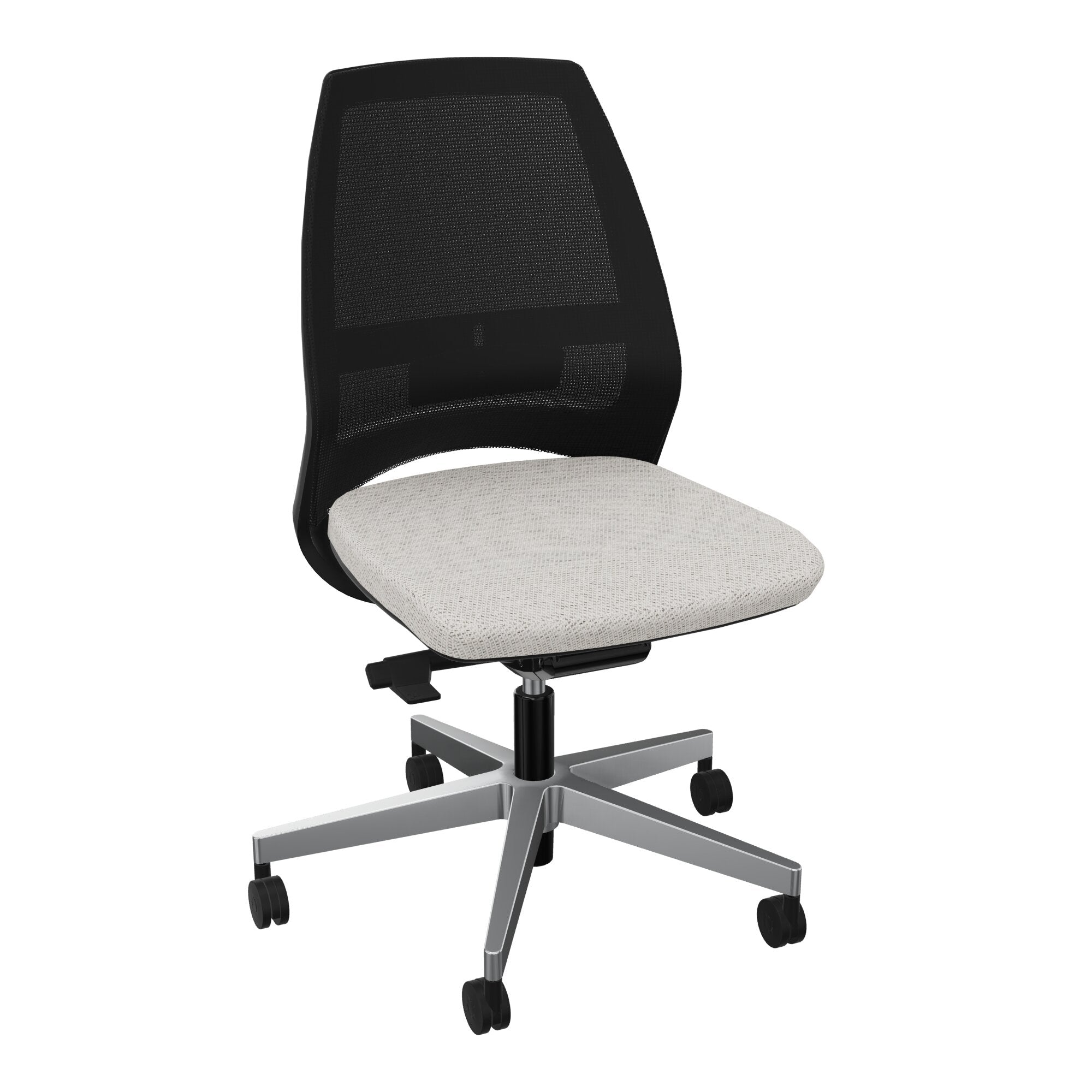 Siège Elliot piétement métal roulettes - Tissu Chili