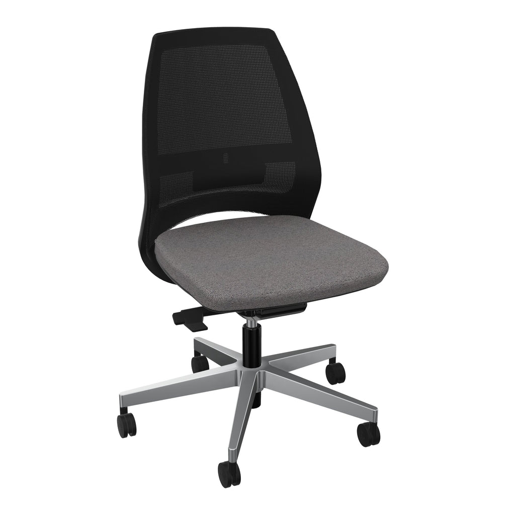 Siège Elliot piétement métal roulettes - Tissu Chili