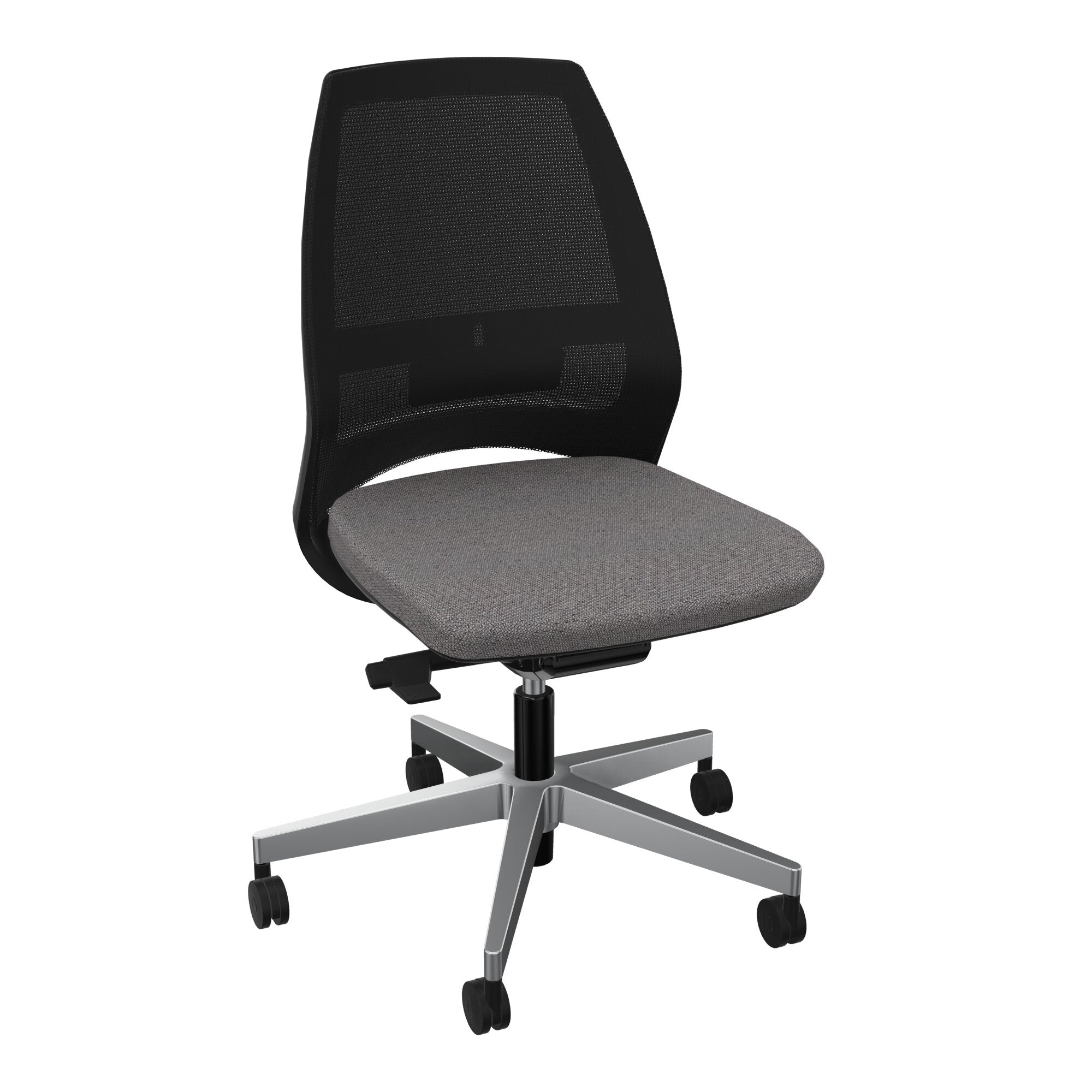 Siège Elliot piétement métal roulettes - Tissu Chili