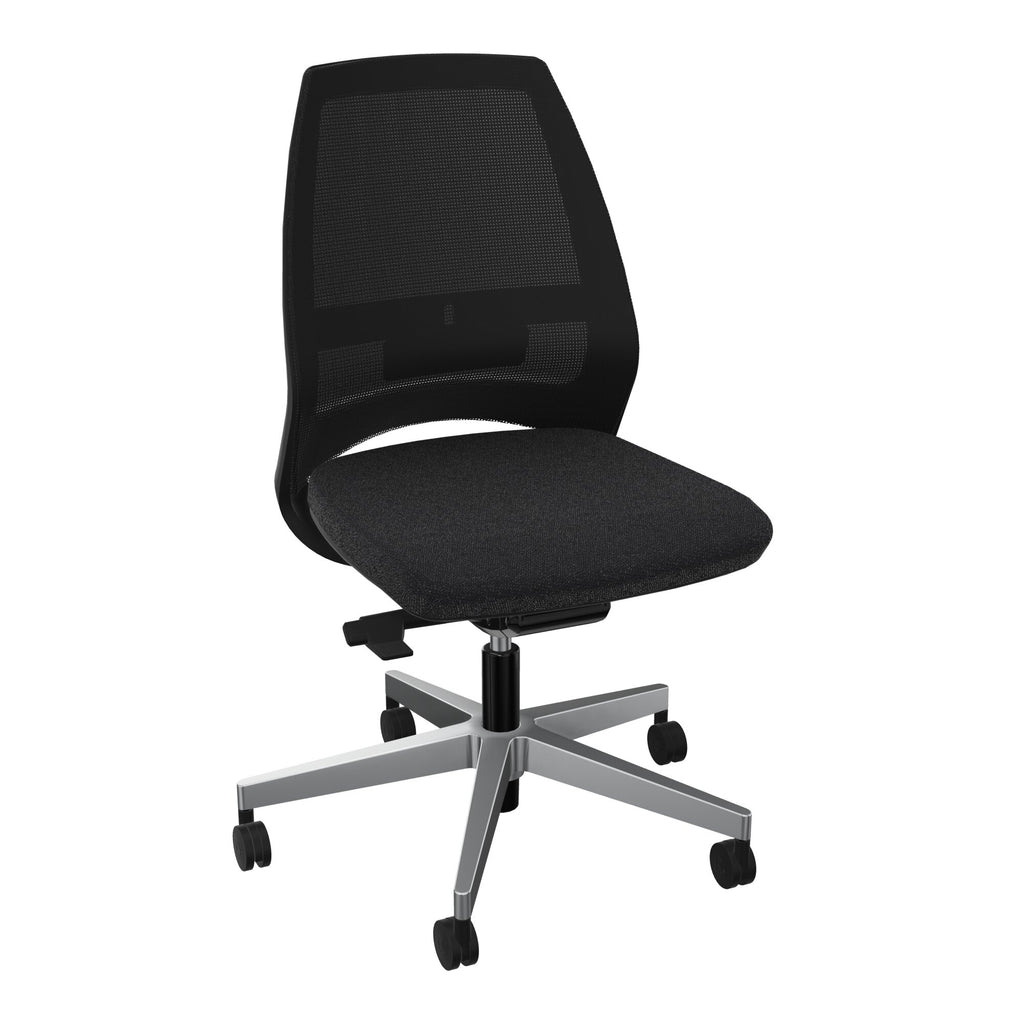 Siège Elliot piétement métal roulettes - Tissu Chili