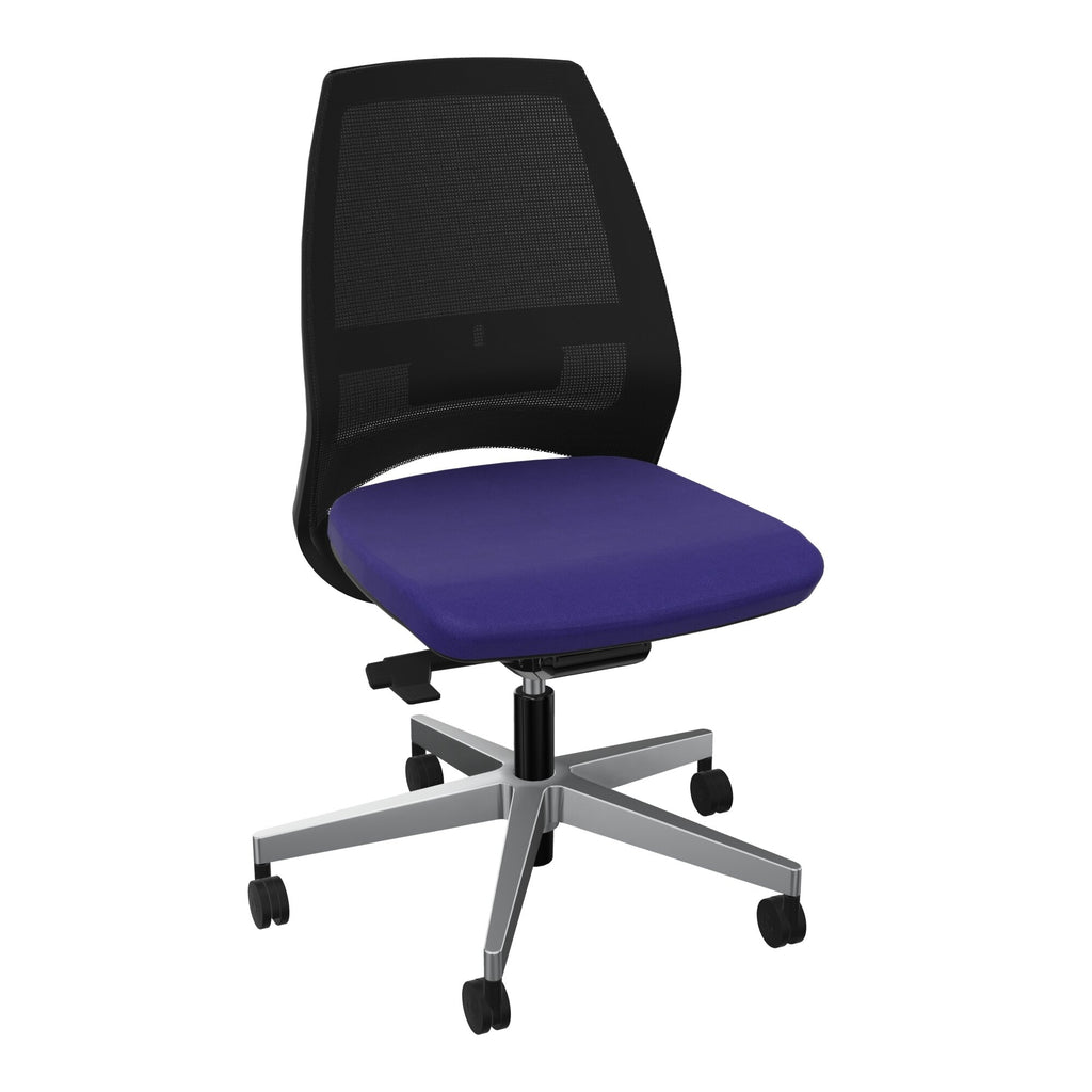 Siège Elliot piétement métal roulettes - Tissu Step