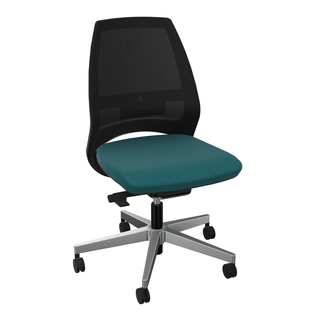 Siège Elliot piétement métal roulettes - Tissu Step