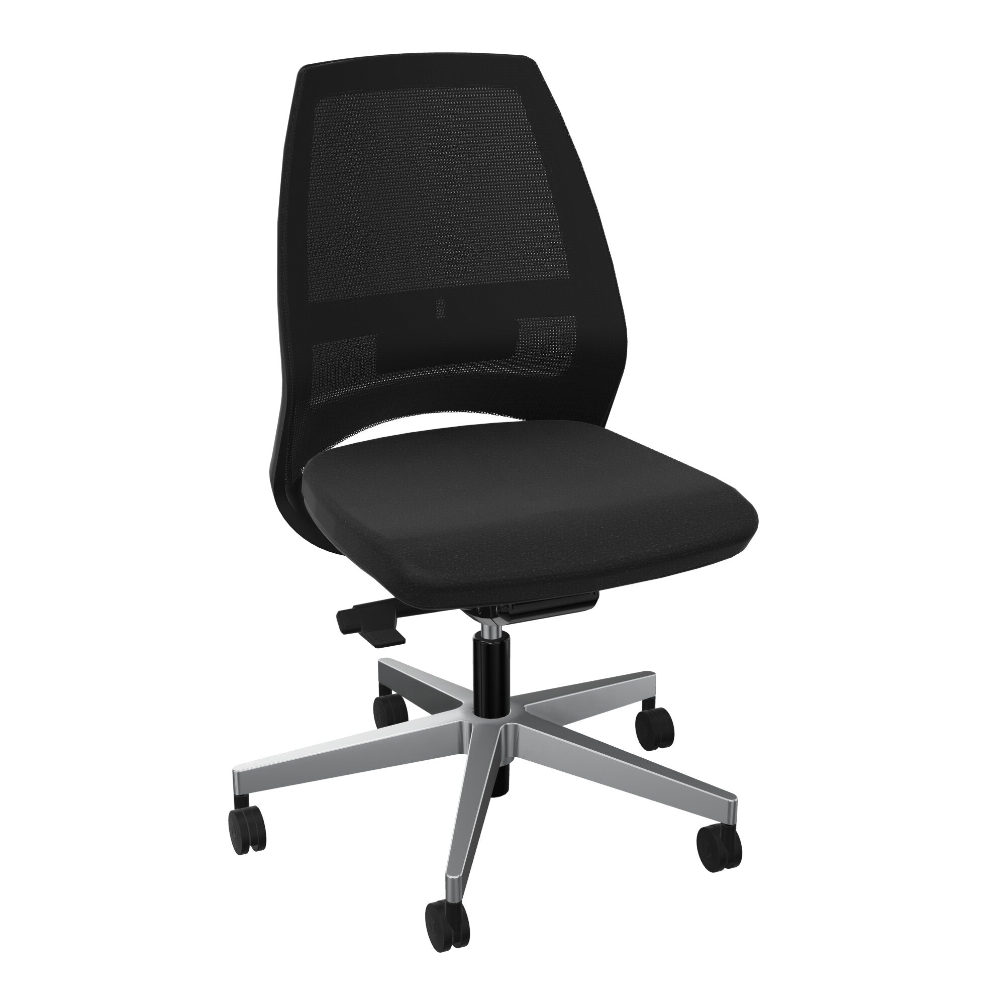 Siège Elliot piétement métal roulettes - Tissu Step