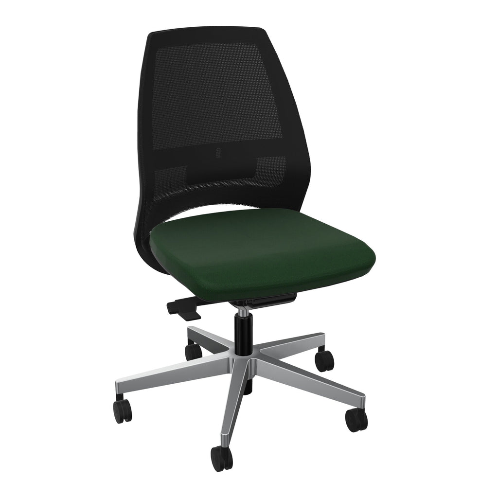 Siège Elliot piétement métal roulettes - Tissu Step