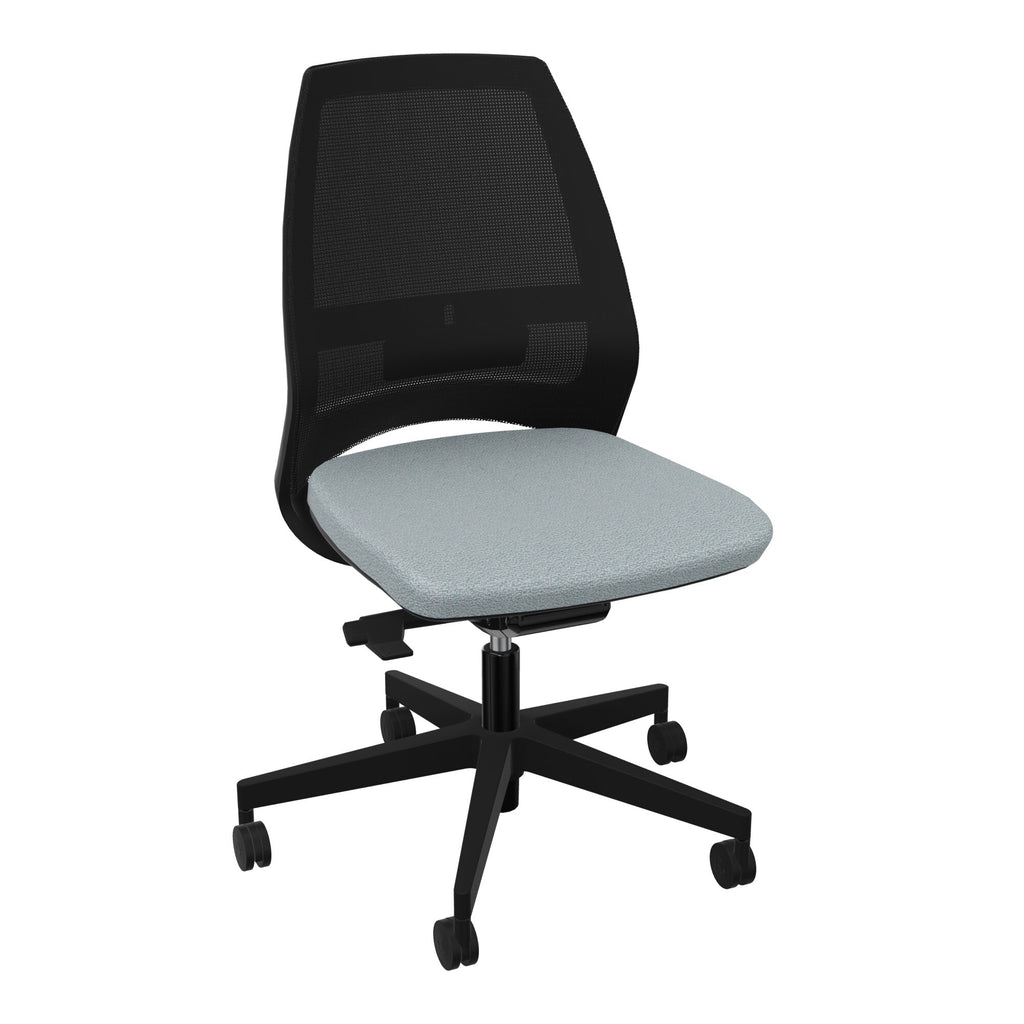 Siège Elliot piétement nylon roulettes - Tissu Bondaï