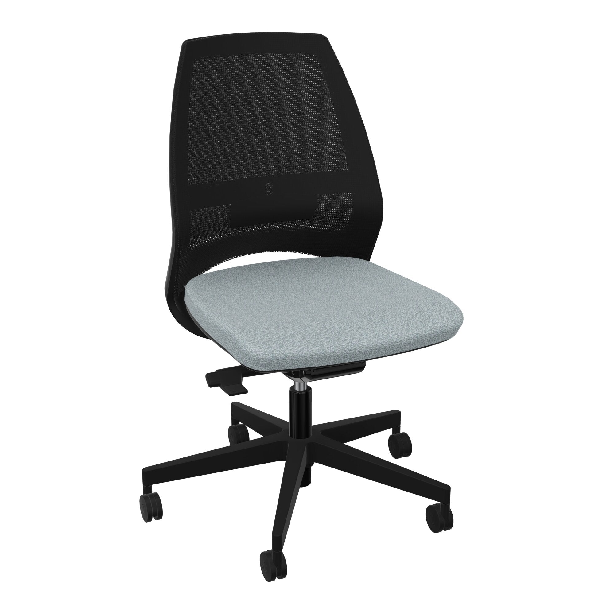 Siège Elliot piétement nylon roulettes - Tissu Bondaï