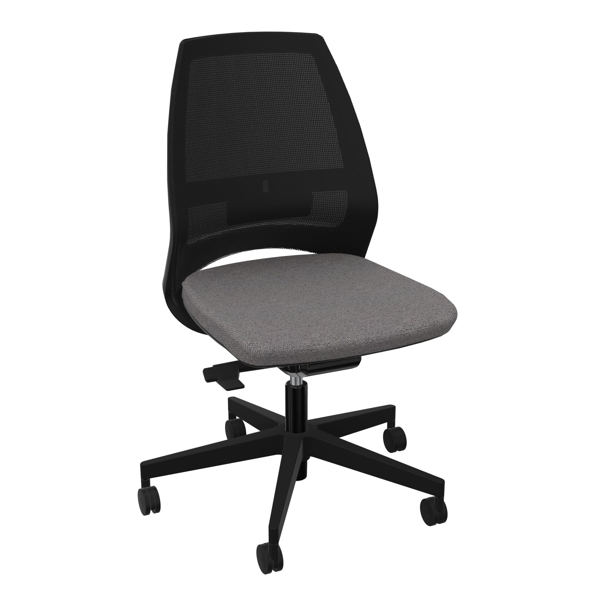 Siège Elliot piétement nylon roulettes - Tissu Chili