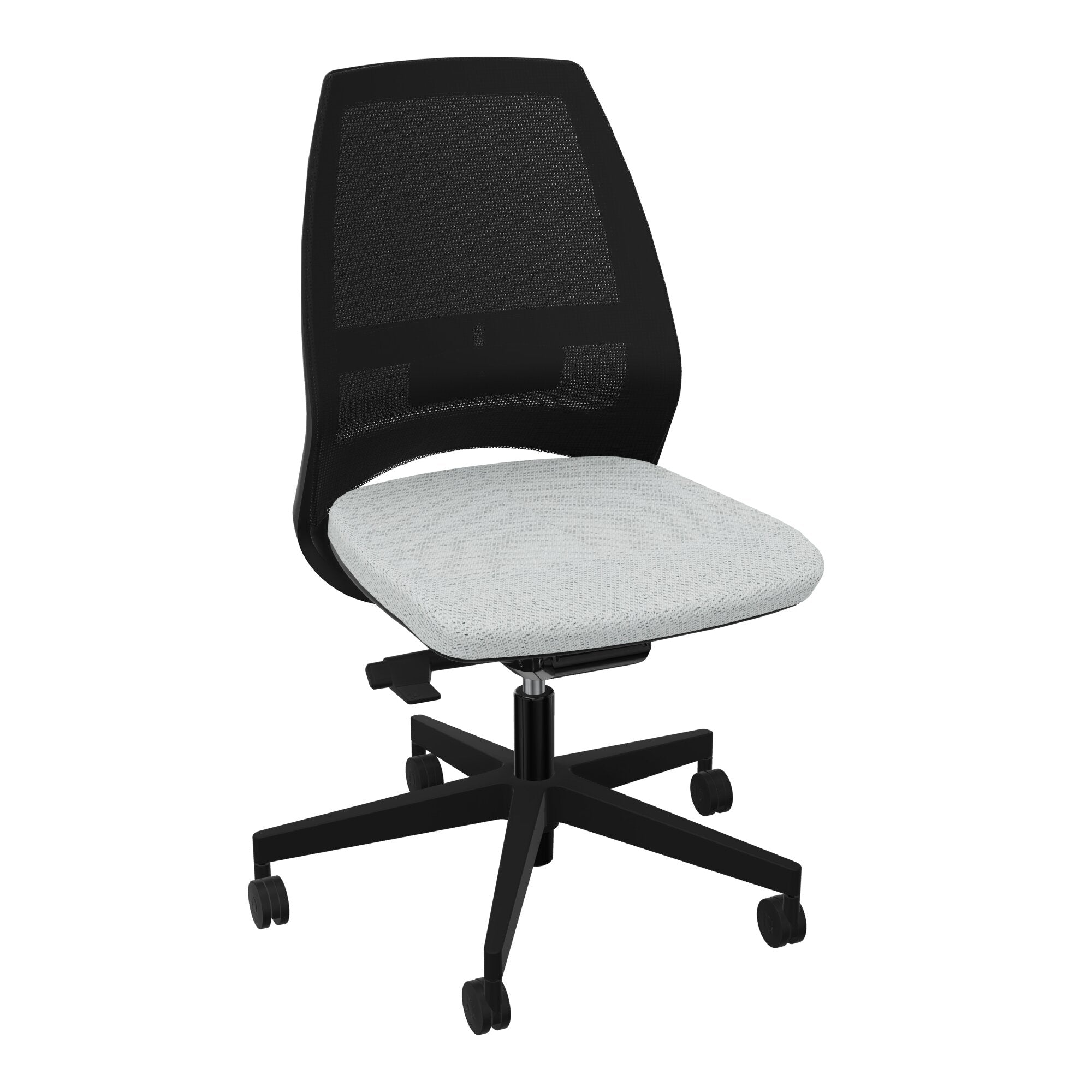 Siège Elliot piétement nylon roulettes - Tissu Chili