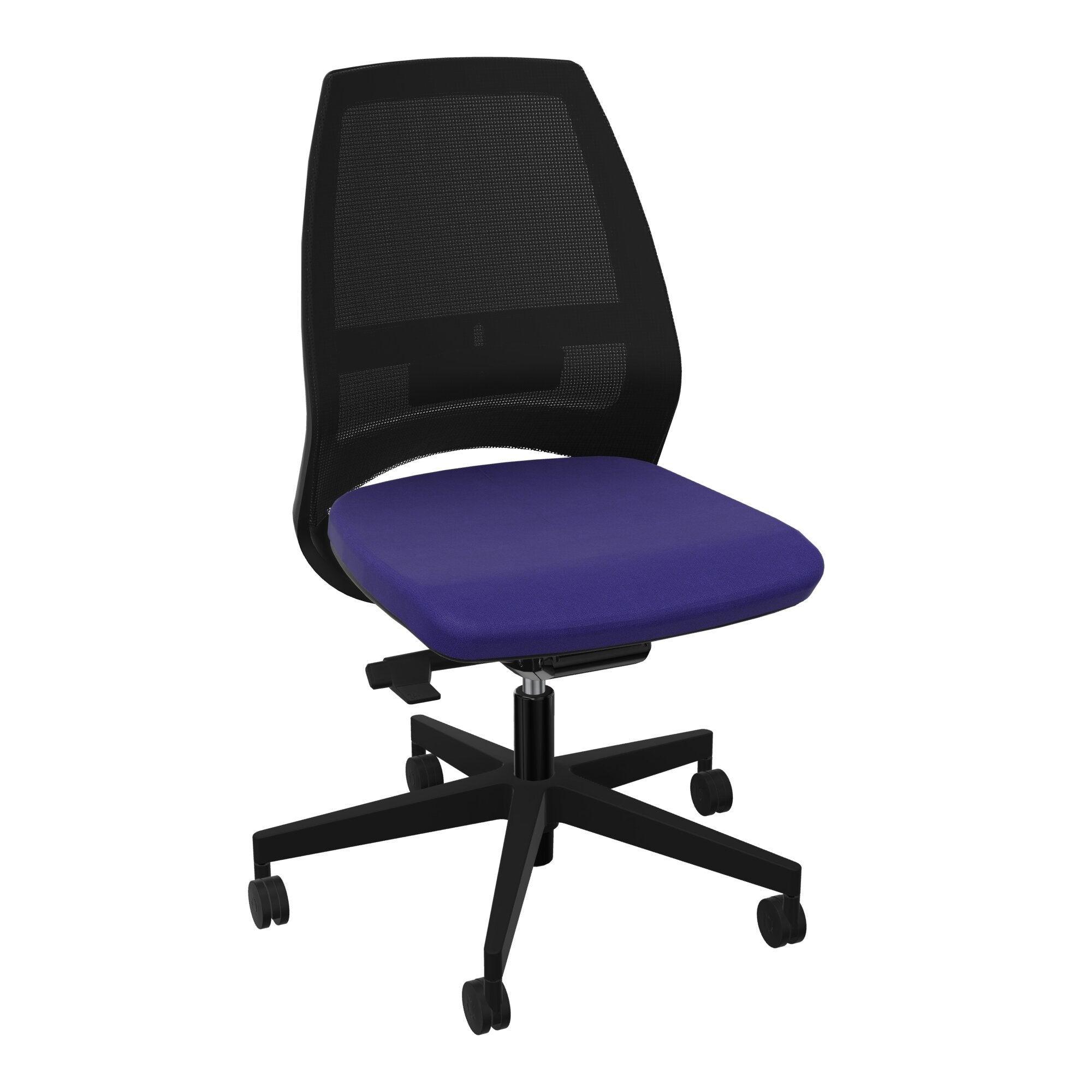 Siège Elliot piétement nylon roulettes - Tissu Step