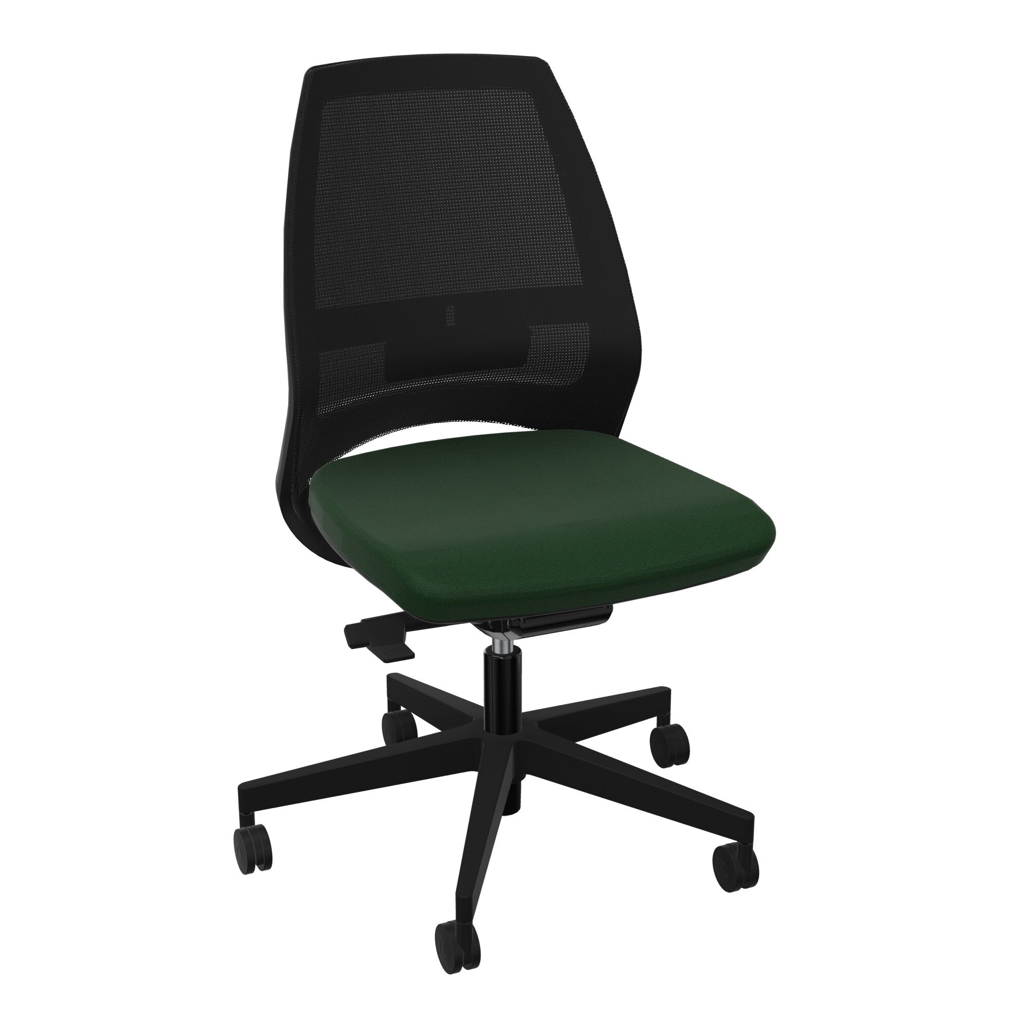 Siège Elliot piétement nylon roulettes - Tissu Step