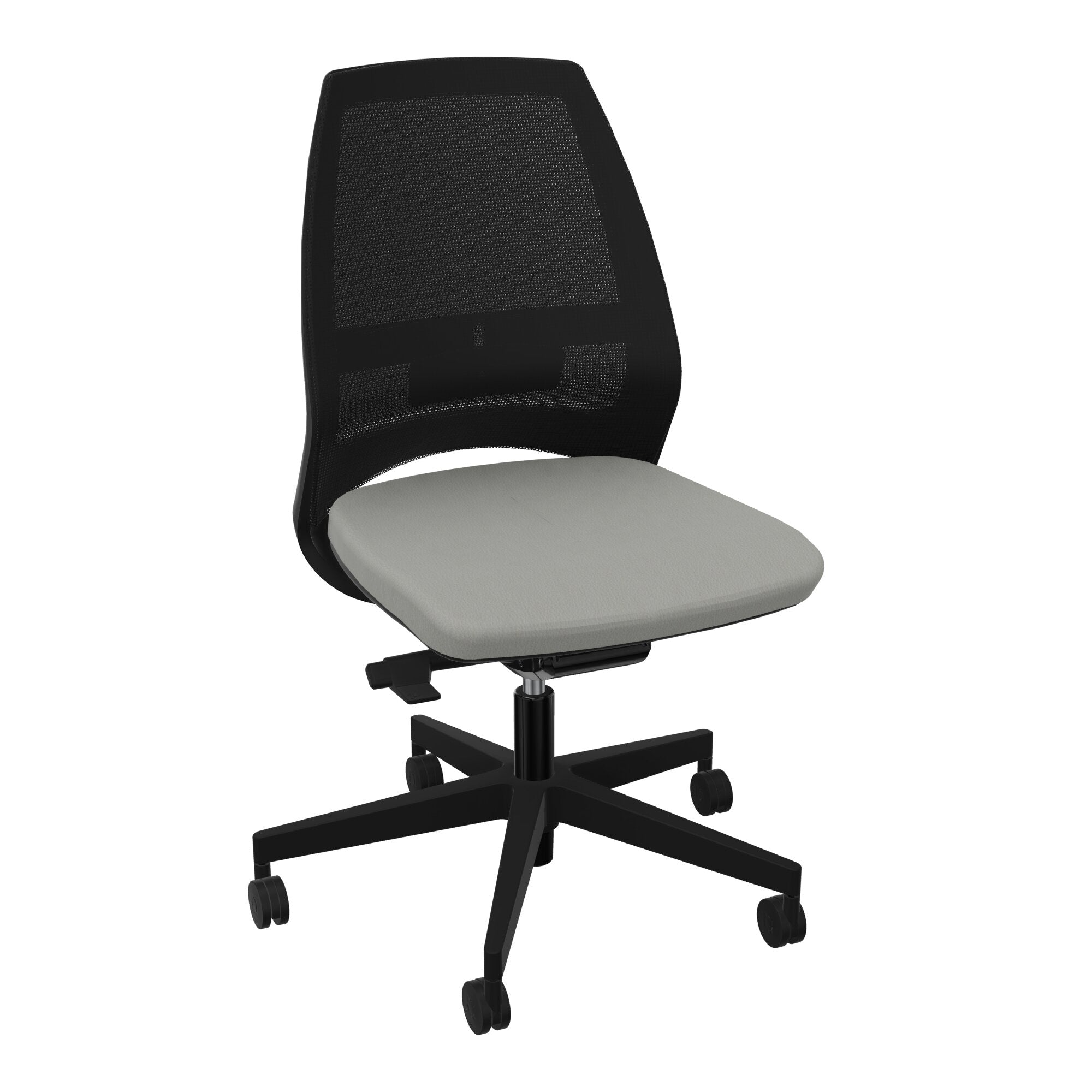 Siège Elliot piétement nylon roulettes - Tissu Secret