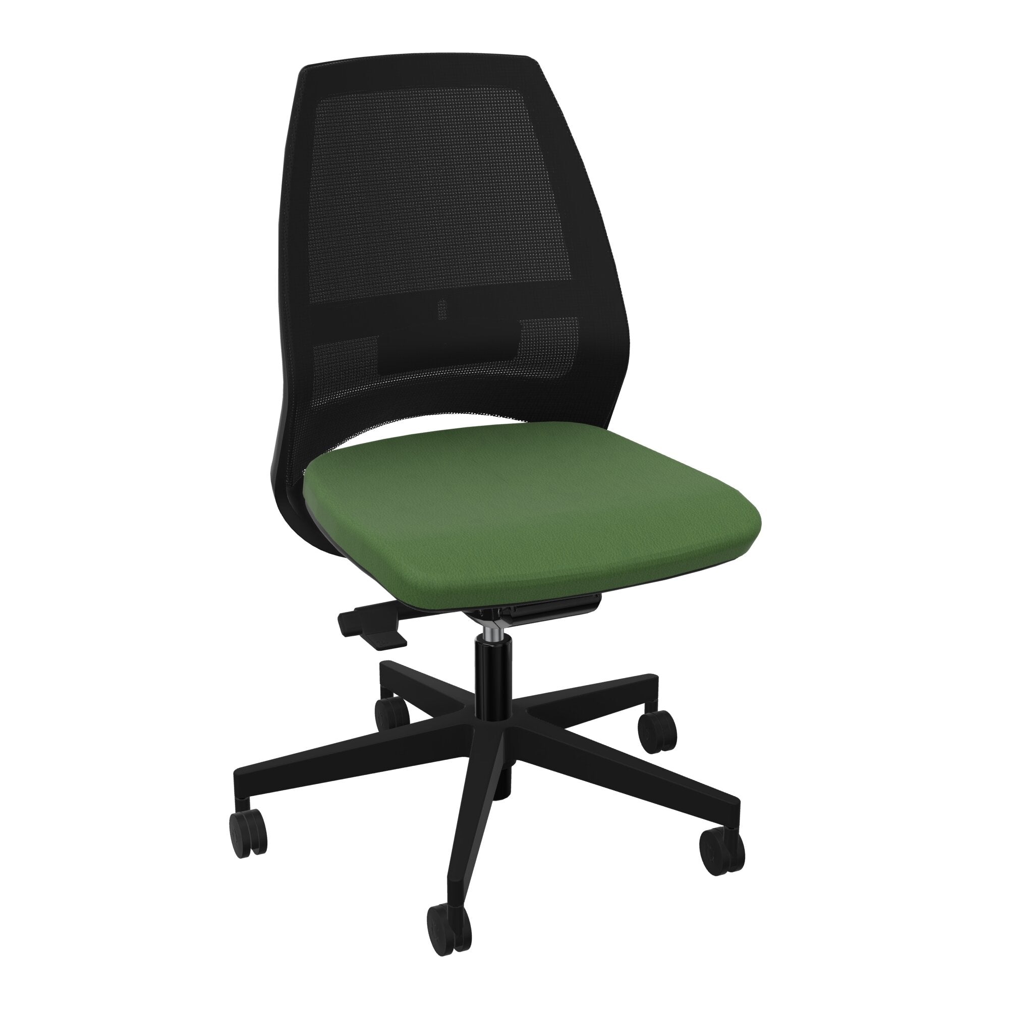 Siège Elliot piétement nylon roulettes - Tissu Secret