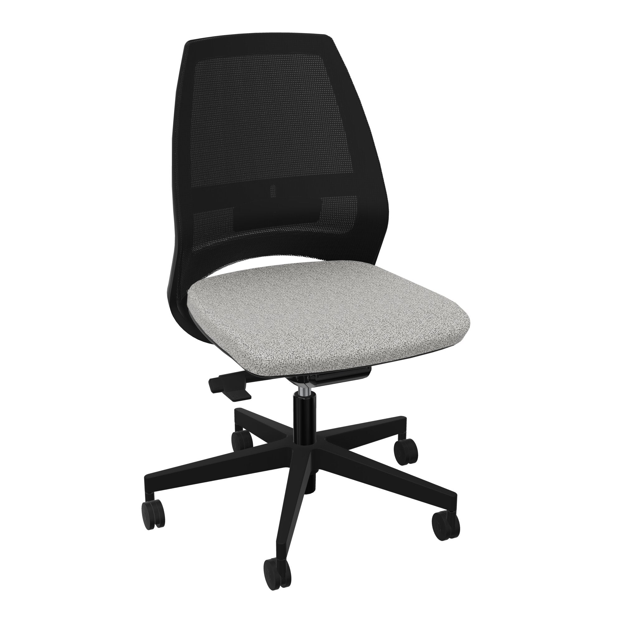 Siège Elliot piétement nylon roulettes - Tissu Step Mélangé