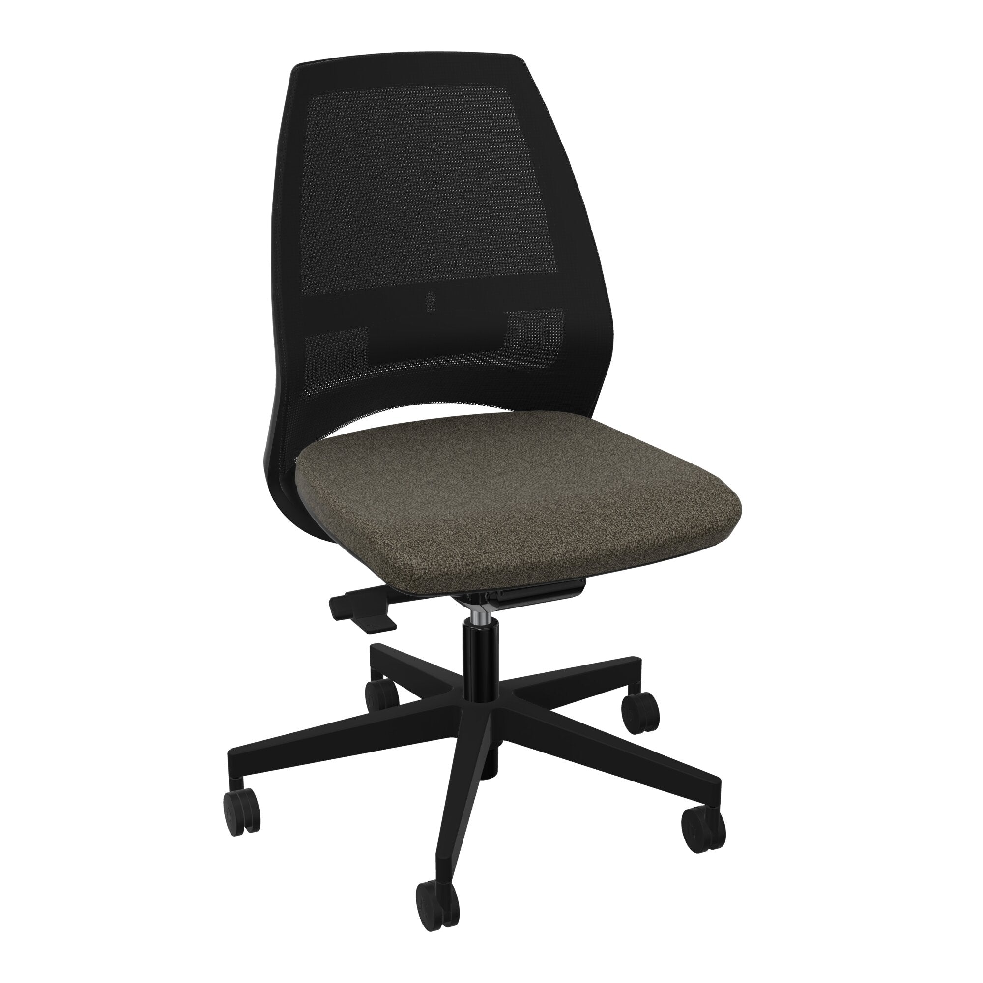 Siège Elliot piétement nylon roulettes - Tissu Step Mélangé