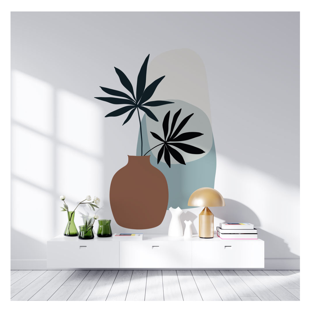 Sticker vase bohème