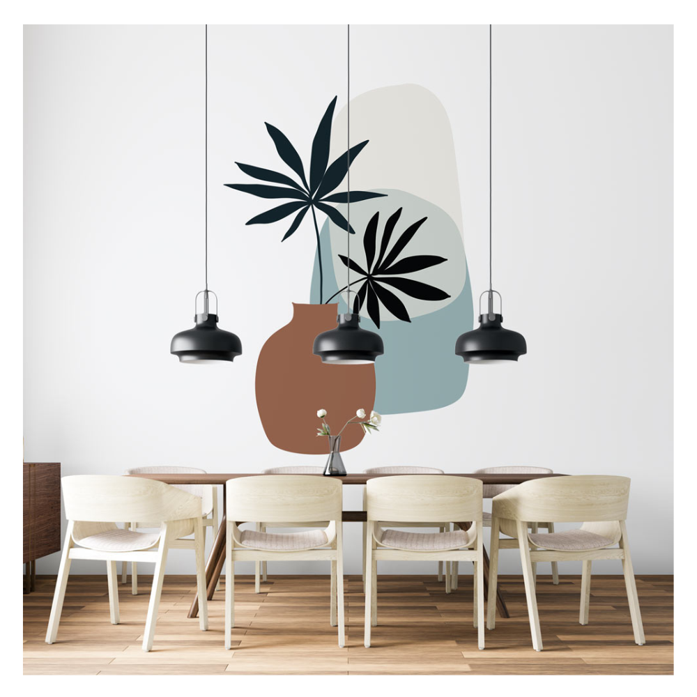 Sticker vase bohème