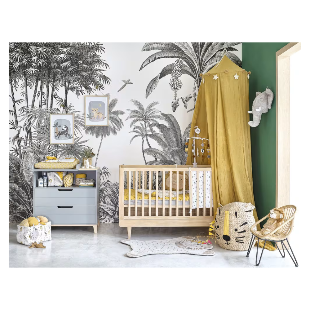 Tableau imprimé léopard 35x45 - Mini Jungle