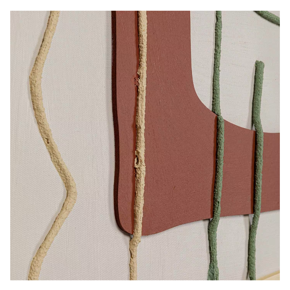 Tableau oeil droit en relief polyester 62x92