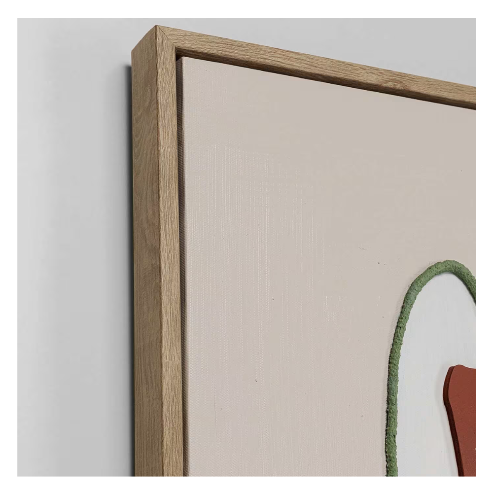 Tableau oeil droit en relief polyester 62x92